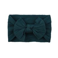 European And American Children's Solid Color Elastic Bow Headband Wholesale sku image 21