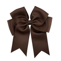 6 Inch Ribbed Satin Ribbon Fishtail Double-layer Streamer Bow Children's Hair Accessories sku image 5