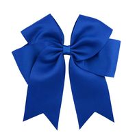 6 Inch Ribbed Satin Ribbon Fishtail Double-layer Streamer Bow Children's Hair Accessories sku image 3