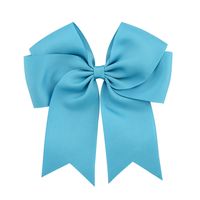 6 Inch Ribbed Satin Ribbon Fishtail Double-layer Streamer Bow Children's Hair Accessories sku image 8
