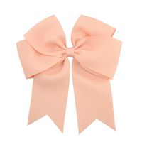 6 Inch Ribbed Satin Ribbon Fishtail Double-layer Streamer Bow Children's Hair Accessories sku image 9
