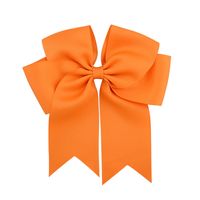 6 Inch Ribbed Satin Ribbon Fishtail Double-layer Streamer Bow Children's Hair Accessories sku image 10