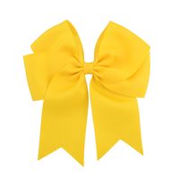 6 Inch Ribbed Satin Ribbon Fishtail Double-layer Streamer Bow Children's Hair Accessories sku image 11