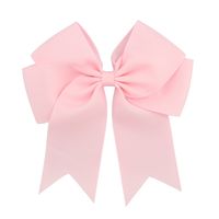 6 Inch Ribbed Satin Ribbon Fishtail Double-layer Streamer Bow Children's Hair Accessories sku image 12