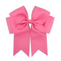 6 Inch Ribbed Satin Ribbon Fishtail Double-layer Streamer Bow Children's Hair Accessories sku image 14