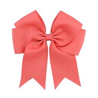 6 Inch Ribbed Satin Ribbon Fishtail Double-layer Streamer Bow Children's Hair Accessories sku image 16