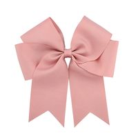 6 Inch Ribbed Satin Ribbon Fishtail Double-layer Streamer Bow Children's Hair Accessories sku image 17