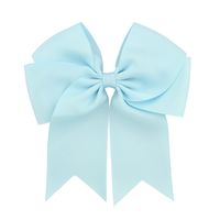 6 Inch Ribbed Satin Ribbon Fishtail Double-layer Streamer Bow Children's Hair Accessories sku image 18