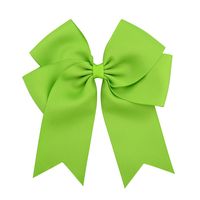 6 Inch Ribbed Satin Ribbon Fishtail Double-layer Streamer Bow Children's Hair Accessories sku image 21