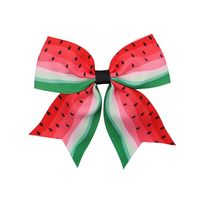 European And American Fruit Print Bow-knot Duckbill Clip Children's Hairpin sku image 4