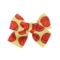 Spring And Summer Printing Bow Hairpin Cute Girl Tie Ponytail Headdress Wholesale sku image 5