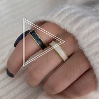 Fashion Enamel Opening Adjustable Index Finger Ring sku image 2