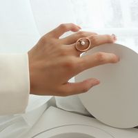 2021 Neuer Marka-ring, Weiblicher Titan-stahl Ring, 18 Karat, Echtes Gold, Farb Konservierung Auf Lager, Einteilige Lieferung A057 sku image 1
