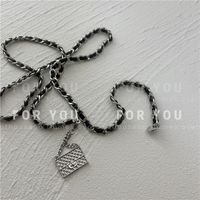 Light Luxury Niche Metal Chain Pendant Thin Waist Chain Decoration Belt main image 1