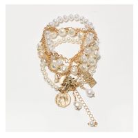 Retro Fashion Special-shaped Pearl Beaded Temperament Bracelet main image 5