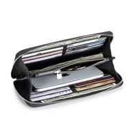 New Long Female Wallet First Layer Cowhide Fashion Hollow Multi-card Pocket Wallet main image 4