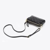 New Soft Leather Handbags Fashion Rhombus Cowhide Shoulder Messenger Bag main image 4