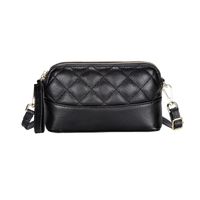 New Soft Leather Handbags Fashion Rhombus Cowhide Shoulder Messenger Bag main image 6