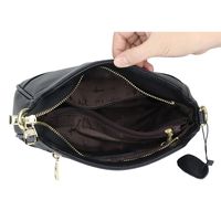 Genuine Leather Wide Shoulder Strap Layer Cowhide Lady Messenger Bag main image 5