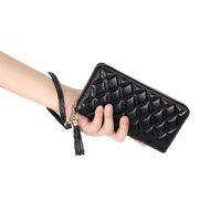 2021 New Leather Wallet Female First Layer Cowhide Clutch Zipper Bag Wholesale main image 6