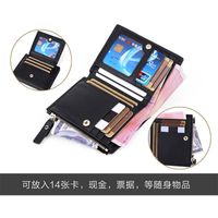 Large-capacity Leather Short Women's Wallet First Layer Cowhide Wallet Wholesale main image 4