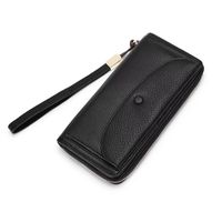 New First Layer Cowhide Wallet Lady's Large-capacity Clutch Bag Wholesale main image 1