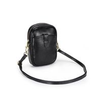 Soft Leather Small Bag Female Fashion Leather Vertical One-shoulder Bag main image 1