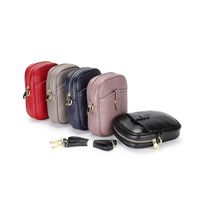 Soft Leather Small Bag Female Fashion Leather Vertical One-shoulder Bag main image 3