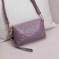 Four-leaf Clover Clutch Bag Messenger Bag Embossed Female Shoulder Bag main image 5