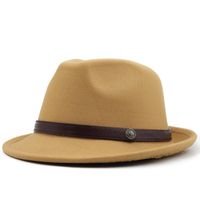 Casual Retro Western Cowboy Solid Color Hat Visor Top Hat main image 5