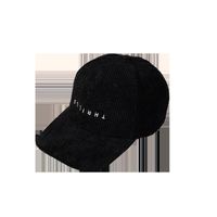 Simple Hat Wide-brimmed Sunshade Fashion Trend Corduroy Baseball Cap main image 6