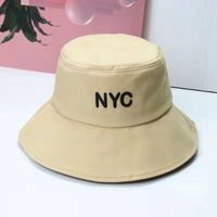 Korean Version Simple Letter Nyc Embroidery Hats Fisherman Hats main image 5