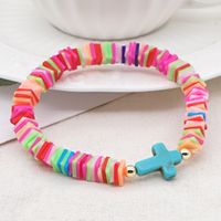 European And American New Color 6mm Soft Ceramic Bohemian Bracelet Female main image 5