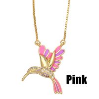 Fashion Animal Copper 18k Gold Plated Pendant Necklace In Bulk main image 5