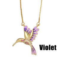 Fashion Animal Copper 18k Gold Plated Pendant Necklace In Bulk main image 6