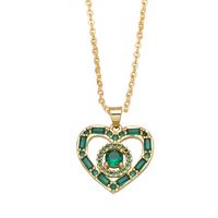 Trendy Niche Love Clavicle Chain Fashion Luxury Diamond Copper Necklace main image 5