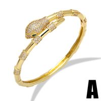 Snake Bracelet Female Fashion Copper Full Of Diamonds Light Luxury Bracelet main image 3