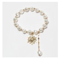 Retro Fashion Special-shaped Pearl Beaded Temperament Bracelet sku image 4
