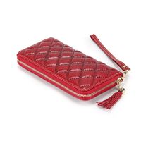 2021 New Leather Wallet Female First Layer Cowhide Clutch Zipper Bag Wholesale sku image 1