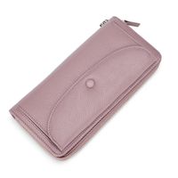 New First Layer Cowhide Wallet Lady's Large-capacity Clutch Bag Wholesale sku image 4
