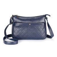 Fashion Leather Bag Female Crossbody Bag Large-capacity First Layer Cowhide Rhomboid Bag sku image 3