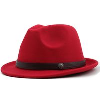 Casual Retro Western Cowboy Solid Color Hat Visor Top Hat sku image 3