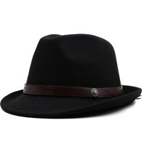 Casual Retro Western Cowboy Solid Color Hat Visor Top Hat sku image 9