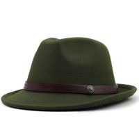 Casual Retro Western Cowboy Solid Color Hat Visor Top Hat sku image 10