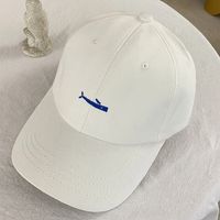 Korean Fashion Wide-brimmed Caps Simple Personality Embroidery Baseball Cap sku image 1