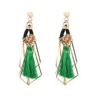 Exaggerated Tassel Geometric Earrings Accessories Earrings sku image 2