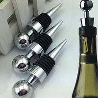 Red Wine Bottle Stopper Wine Fresh-keeping Sealing Lid Round Head Six-wire Plastic Conjoined Wine Set main image 1