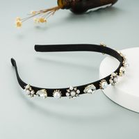 Neues Mit Diamanten Besetztes Perlenstirnband Aus Retro-barocklegierung sku image 2