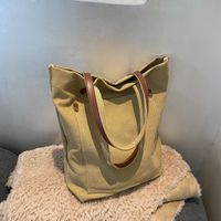Solid Color Canvas Shopping Bags main image 3