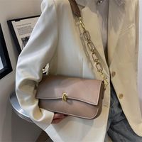 New Trend Texture One-shoulder Messenger Bag Chain Texture Small Square Bag main image 5